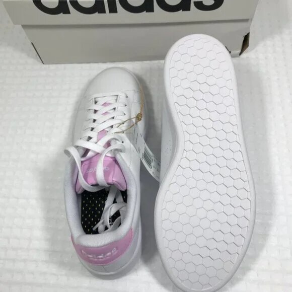 Lilac White Adidas Women 8 - Picture 5 of 8